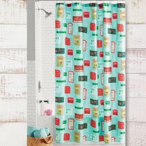 Christmas Sayings Shower Curtain NWT